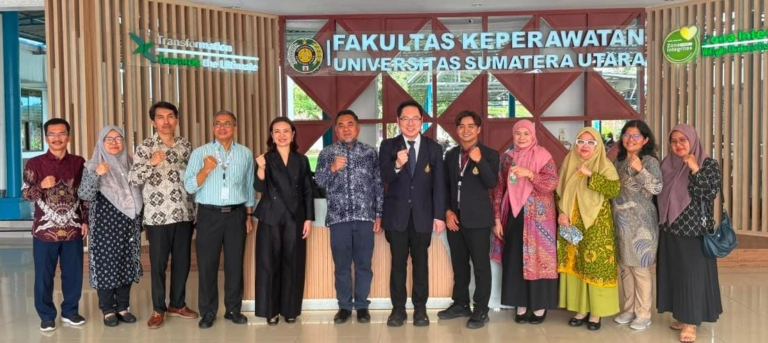 Fakultas Keperawatan USU Terima Kunjungan International Affairs Prince of Songkla University Thailand, Perkuat Kolaborasi Internasional